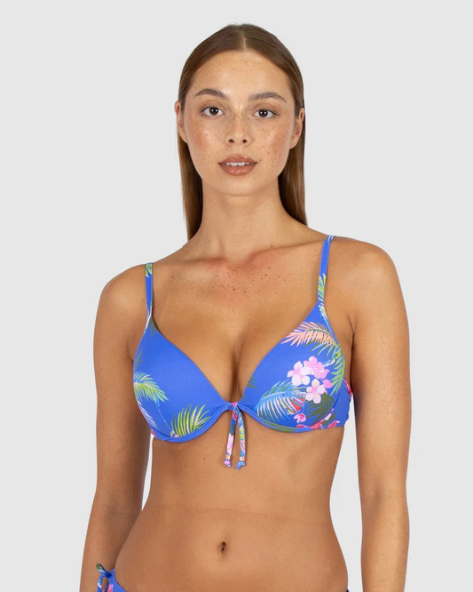 Amalfi Electric Booster Bra Bikini Top