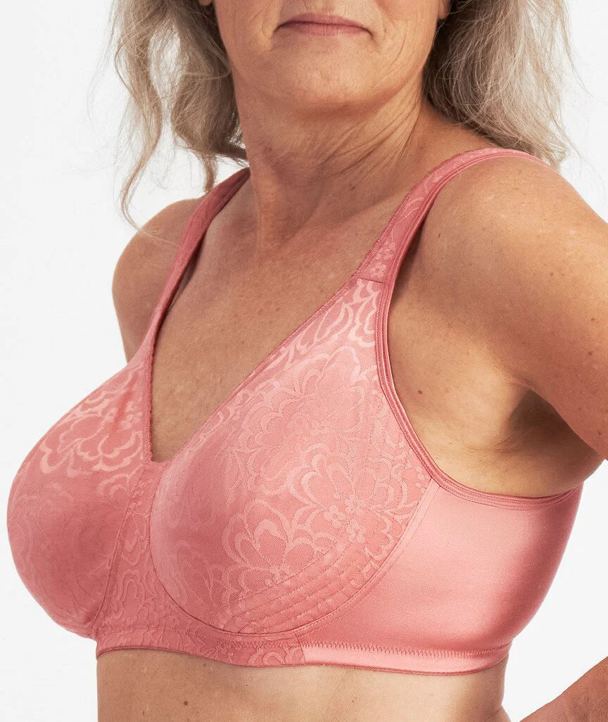 Playtex 18 Hour Ultimate Lift & Support Wire-Free Bra in Dusty Red