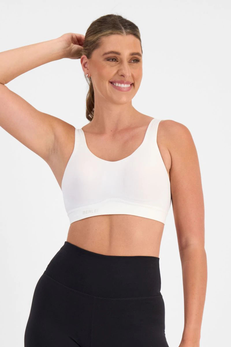 Smooth Power Wirefree Bra in White