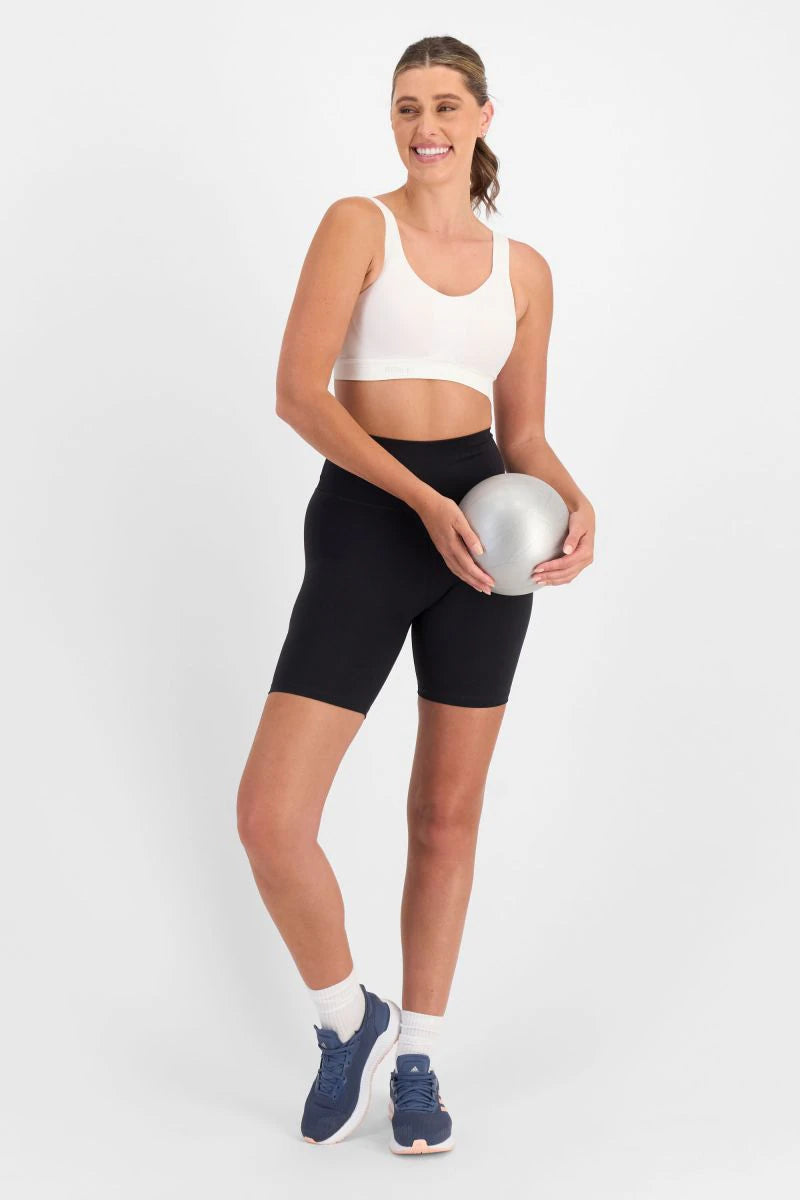 Smooth Power Wirefree Bra in White