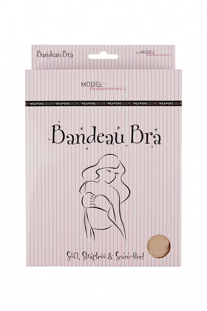 Bandeau Bra in Nude or Black