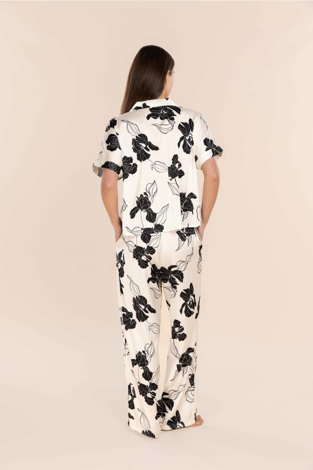 Wren Recycled Silky Satin Floral PJ