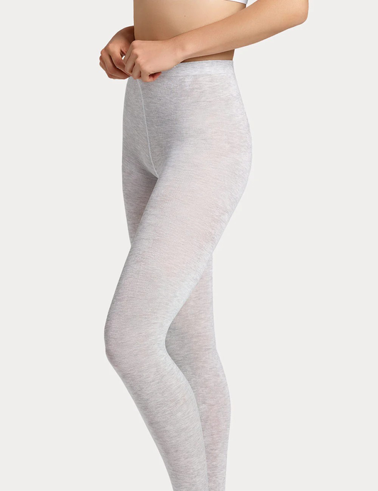 Knit Marle Light Grey Tight
