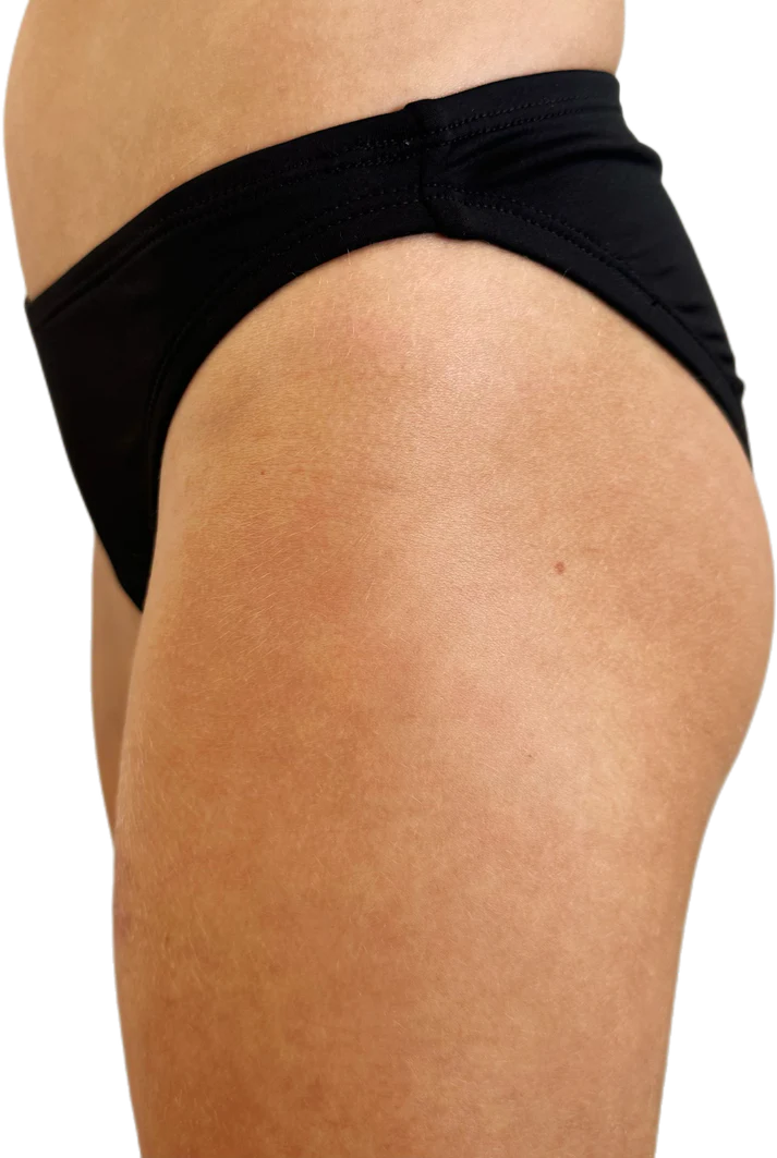 Period Swim Cheeky High Cut Leg Bikini Bottom