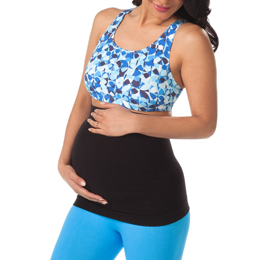 Black Cotton Blend Pregnancy Support Band